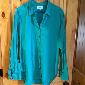 Xirena Beau shirt size xl emerald greenish teal